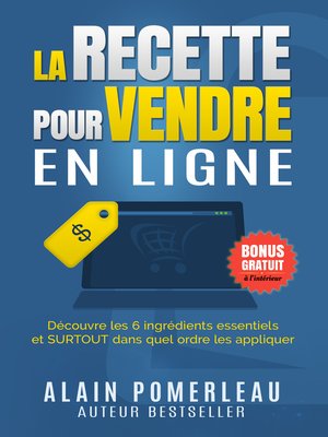 cover image of La recette pour vendre en ligne